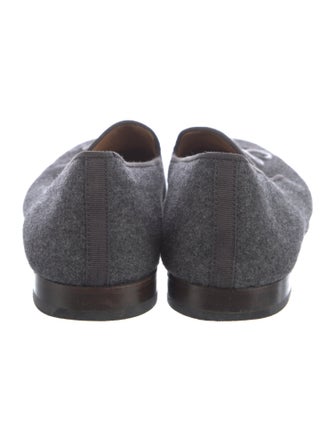 Stubbs & Wootton Felt Embroidered Accent Loafers