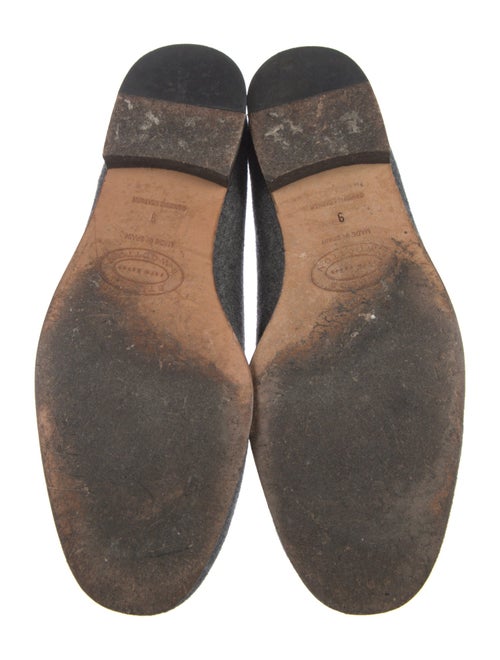 Stubbs & Wootton Felt Embroidered Accent Loafers