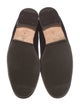 Stubbs & Wootton Velvet Embroidered Accent Loafers