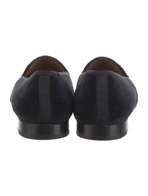 Stubbs & Wootton Velvet Embroidered Accent Loafers