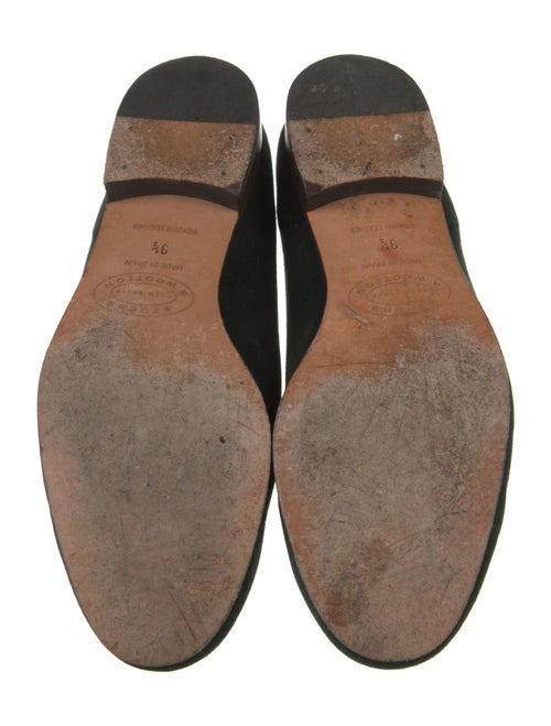 Stubbs & Wootton Velvet Graphic Print Loafers