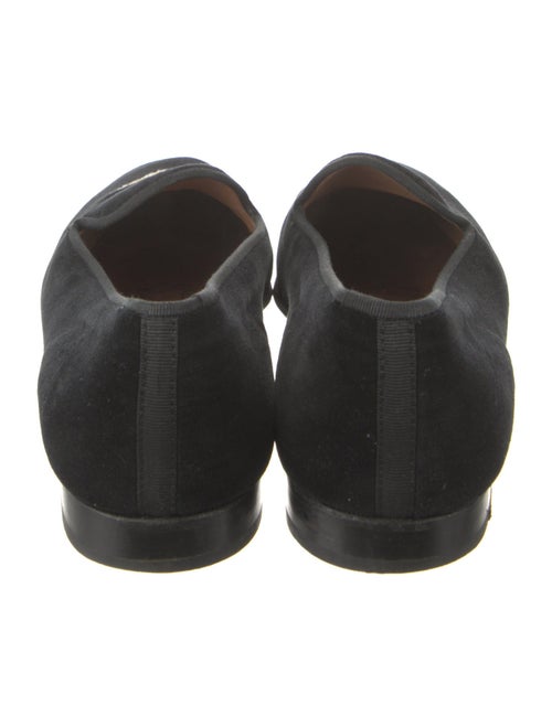 Stubbs & Wootton Velvet Embroidered Accent Loafers
