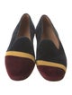 Stubbs & Wootton Velvet Colorblock Pattern Loafers
