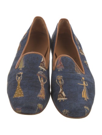 Stubbs & Wootton Printed Loafers