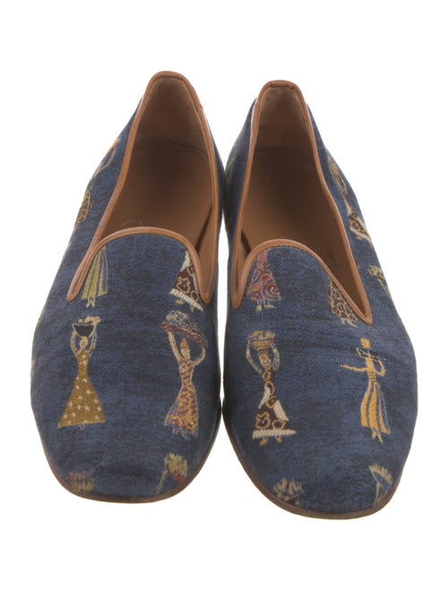 Stubbs & Wootton Printed Loafers