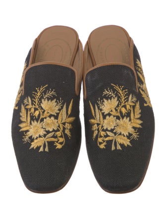 Stubbs & Wootton Printed Mules