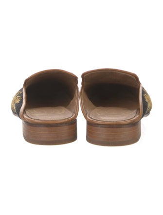 Stubbs & Wootton Printed Mules