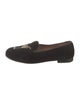Stubbs & Wootton Velvet Embroidered Accent Loafers