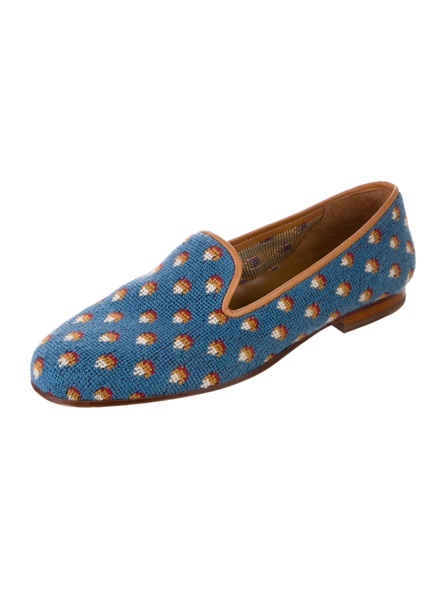 Stubbs & Wootton Patterned Loafers