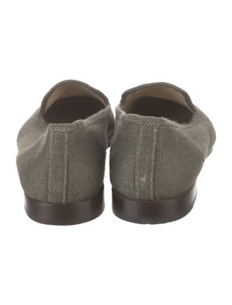 Stubbs & Wootton Canvas Graphic Print Loafers