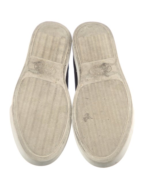 Stubbs & Wootton Velvet Graphic Print Sneakers