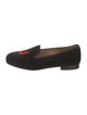 Stubbs & Wootton Velvet Embroidered Accent Loafers