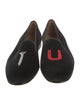 Stubbs & Wootton Velvet Embroidered Accent Loafers