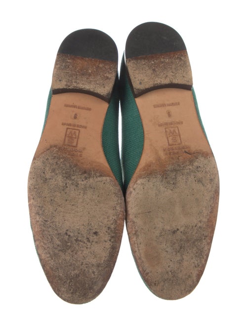 Stubbs & Wootton Canvas Embroidered Accent Loafers