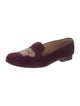 Stubbs & Wootton Velvet Embroidered Accent Loafers