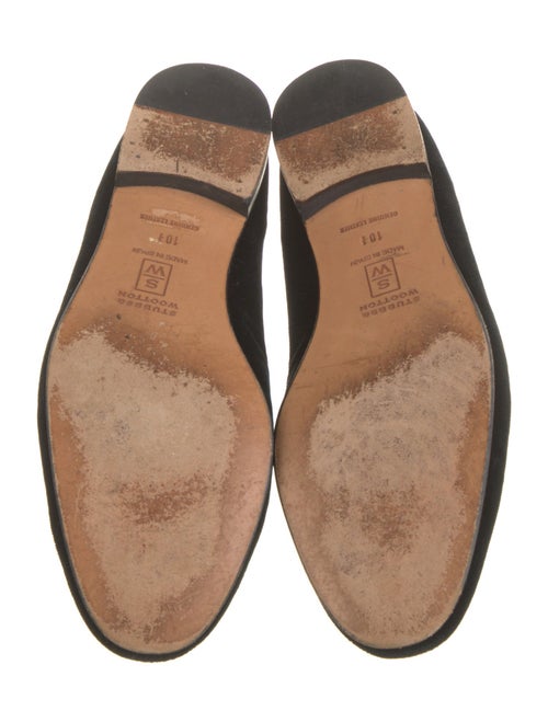 Stubbs & Wootton Velvet Embroidered Accent Loafers
