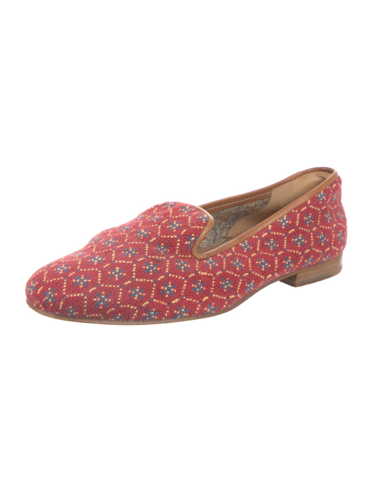 Stubbs & Wootton Printed Loafers