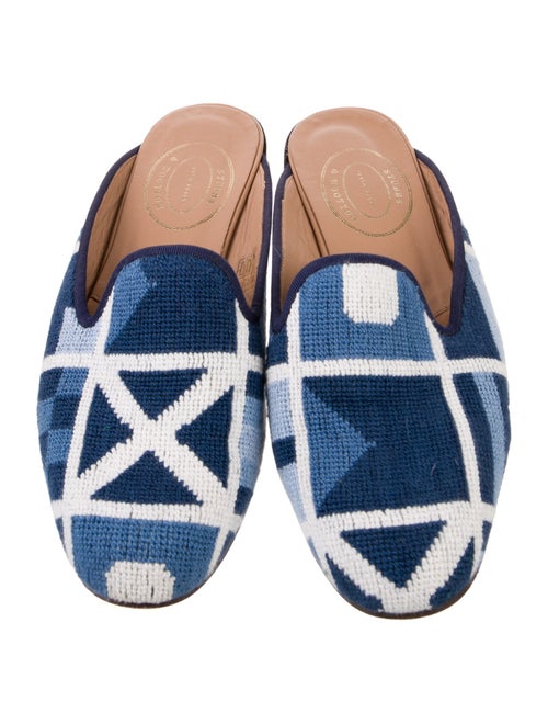 Stubbs & Wootton Patterned Mules