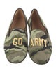 Stubbs & Wootton Camouflage Print Leather Trim Embellishment Loafers