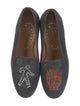 Stubbs & Wootton Velvet Patterned Loafers