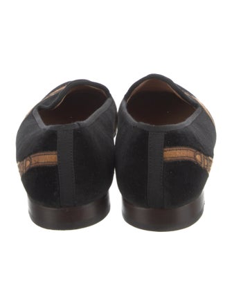 Stubbs & Wootton Velvet Printed Loafers