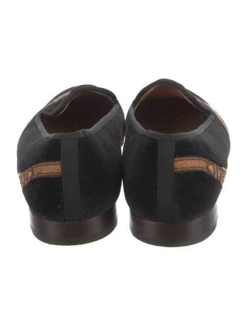 Stubbs & Wootton Velvet Printed Loafers