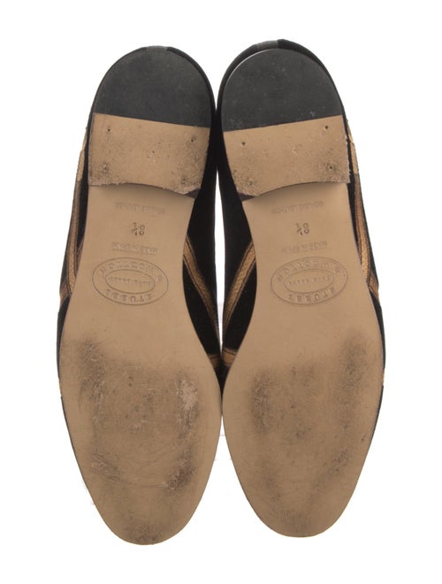 Stubbs & Wootton Velvet Printed Loafers