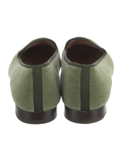 Stubbs & Wootton Velvet Embroidered Accent Loafers