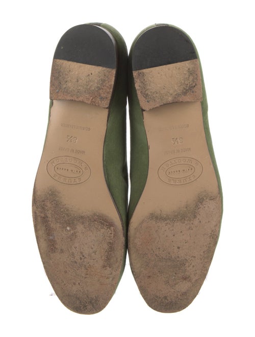 Stubbs & Wootton Velvet Embroidered Accent Loafers