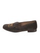 Stubbs & Wootton Velvet Embroidered Accent Loafers