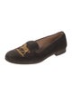 Stubbs & Wootton Velvet Embroidered Accent Loafers
