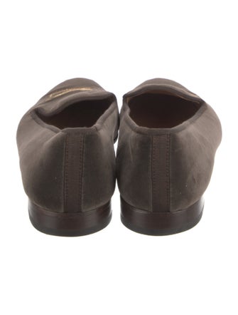 Stubbs & Wootton Velvet Embroidered Accent Loafers