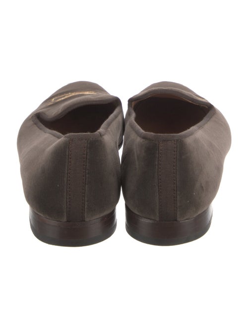 Stubbs & Wootton Velvet Embroidered Accent Loafers