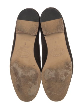 Stubbs & Wootton Velvet Embroidered Accent Loafers