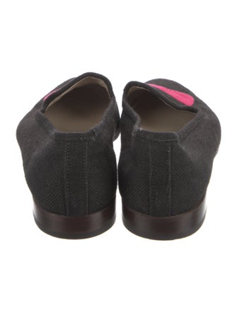 Stubbs & Wootton Canvas Colorblock Pattern Loafers