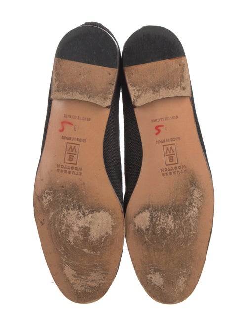 Stubbs & Wootton Canvas Colorblock Pattern Loafers