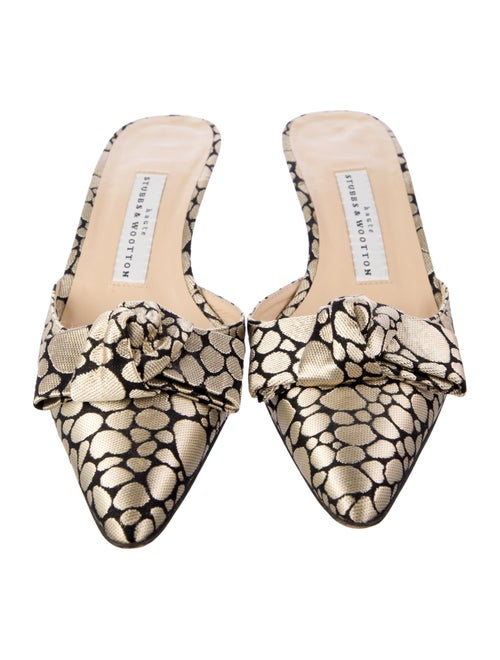 Stubbs & Wootton Printed Mules