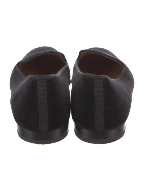 Stubbs & Wootton Velvet Grosgrain Trim Loafers