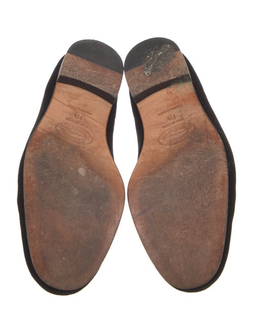 Stubbs & Wootton Velvet Grosgrain Trim Loafers