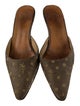 Stubbs & Wootton Canvas Polka Dot Print Mules