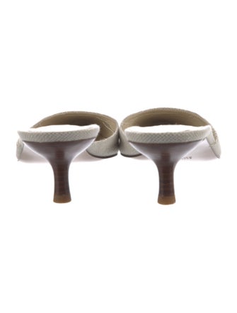 Stubbs & Wootton Canvas Embroidered Accent Mules