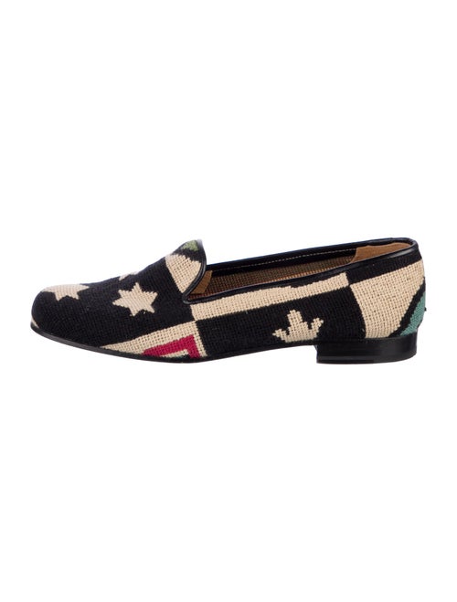 Stubbs & Wootton Canvas Patterned Loafers