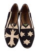 Stubbs & Wootton Canvas Patterned Loafers