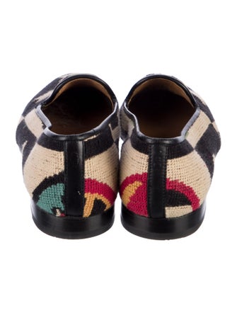 Stubbs & Wootton Canvas Patterned Loafers