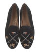 Stubbs & Wootton Velvet Patterned Loafers