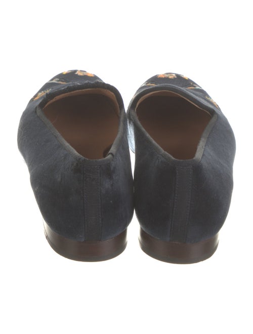 Stubbs & Wootton Velvet Patterned Loafers