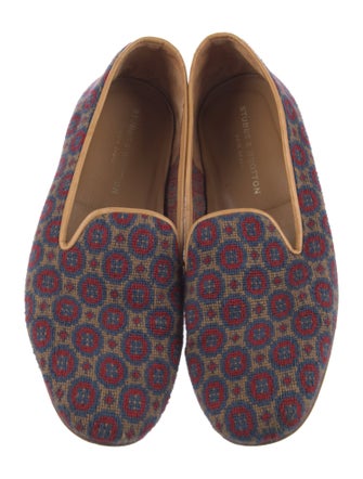 Stubbs & Wootton Printed Loafers