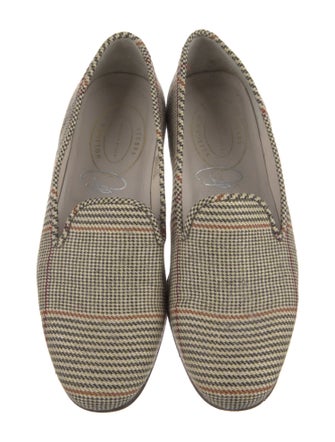 Stubbs & Wootton Canvas Striped Loafers