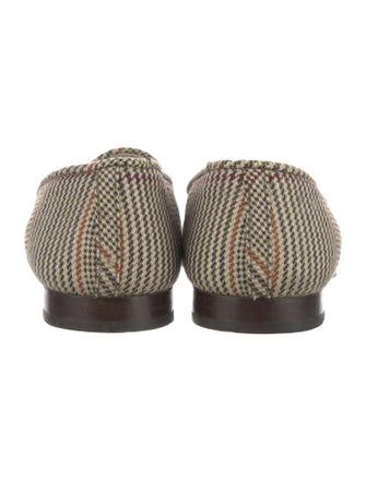 Stubbs & Wootton Canvas Striped Loafers