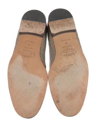 Stubbs & Wootton Canvas Striped Loafers